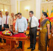 Foreign Minister Vijitha Herath launches the e-service for copies of Birth, Marriage and Death certificates for overseas Sri Lankans